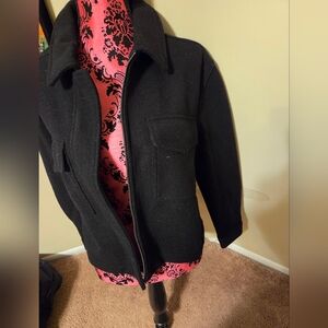 Old Navy Black Women's Zip Shacket Jacket Medium NWT